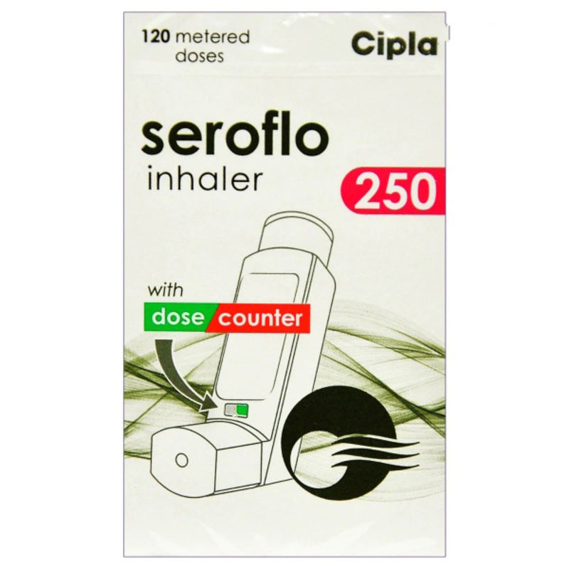 Cipla Seroflo 250mcg Inhaler, Assorted