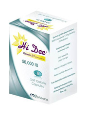 Hi Dee 50,000 IU Softgels, 8 Capsules