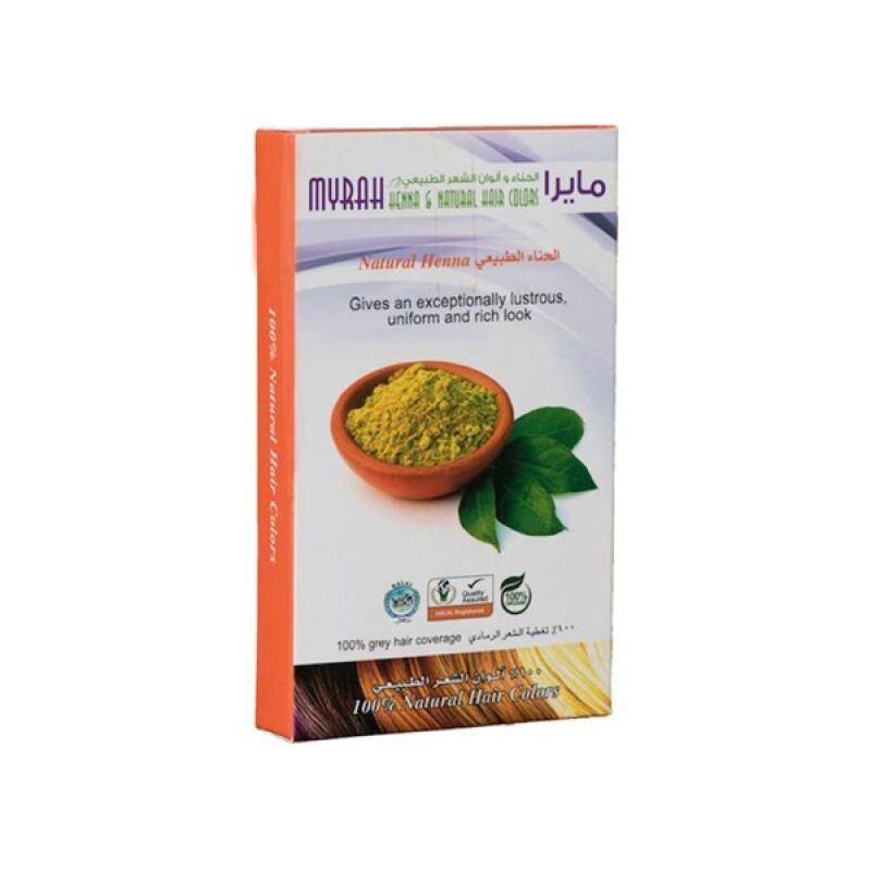 Myrah Henna Herbal Hair Color, 100g, Natural