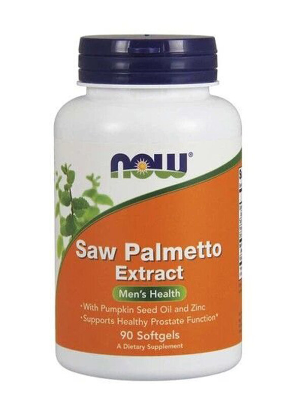 

Now Foods Saw Palmetto Extract Dietary Supplement, 80mg, 90 Softgels