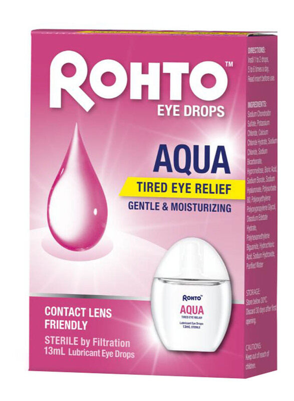 

Gulf Drug Rohto Aqua Eye Drops, 13ml