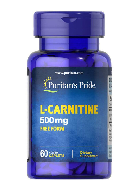 

Puritan's Pride L-Carnitine 500mg Supplement, 60 Caplets