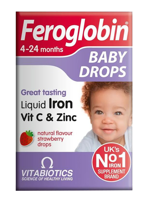 

Vitabiotics Feroglobin Baby Drops, 30ml