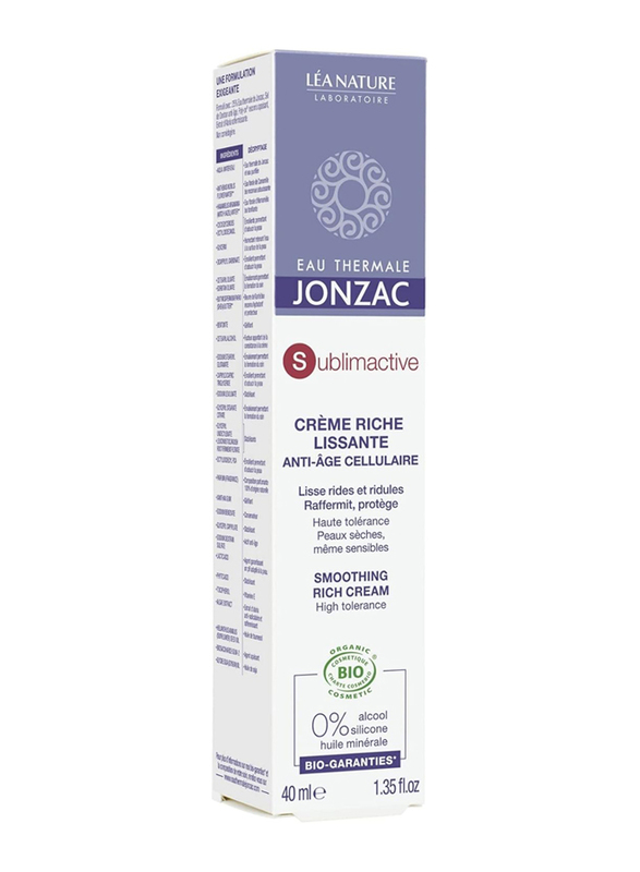 Eau Thermale Jonzac Sublimactive Anti-Aging & Smoothing Rich Cream, 40ml