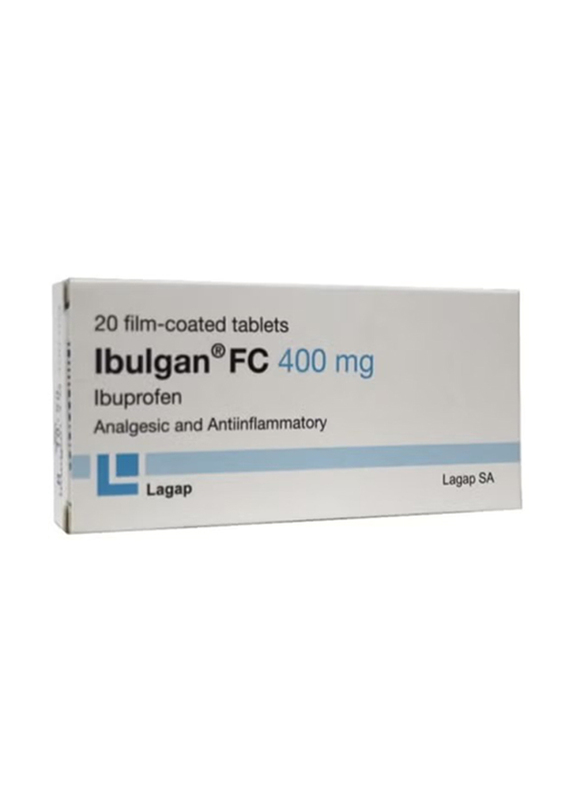 Lagap Ibulgan 400mg, 20 Tablets