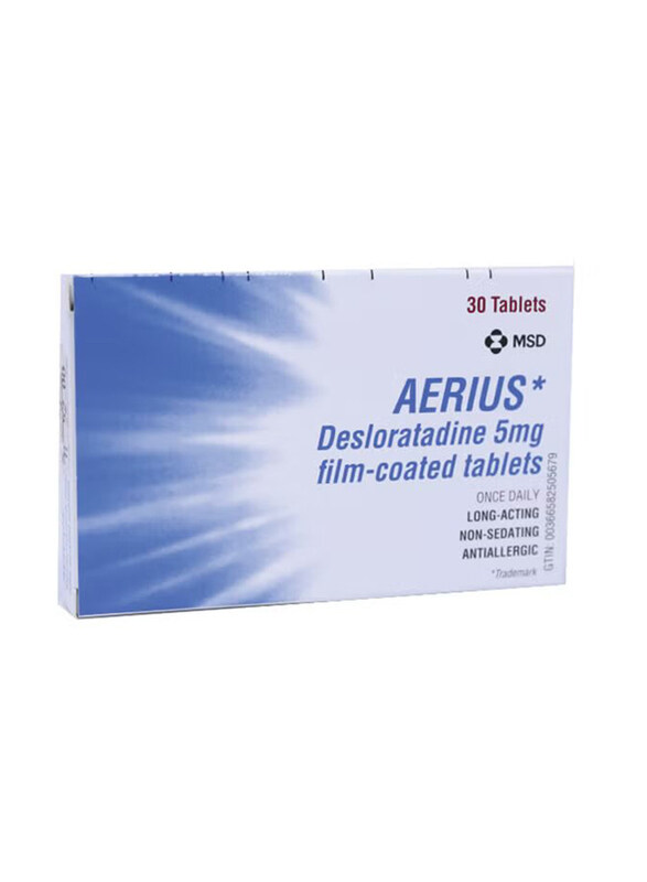 

MSD Aerius 5Mg, 30 Tablets