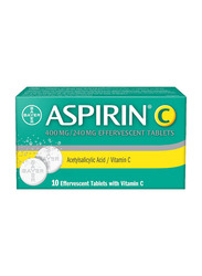 Bayer Aspirin-C Vitamin C Effervescent, 10 Tablets