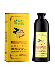 Mokeru Ginger Organic Pure Natural Dye Black Hair Shampoo, 500ml, Black