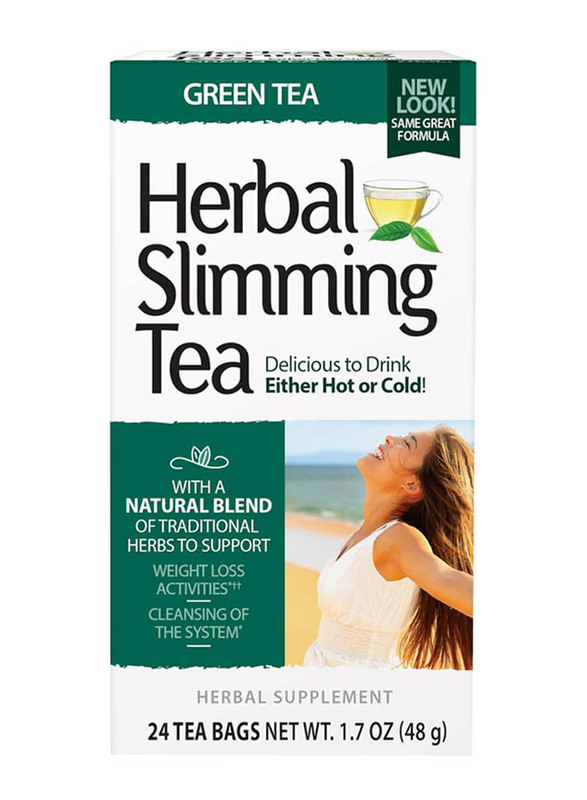 21st Century Herbal Slimming Green Tea, 24 Tea Bags