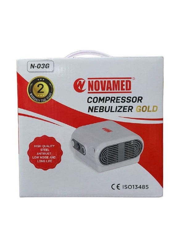 Novamed Compressor Nebulizer Gold, N-03G, Multicolour