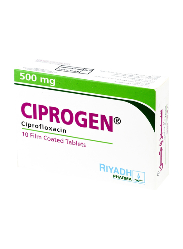 Riyadh Pharma Ciprogen, 500mg, 10 Tablets