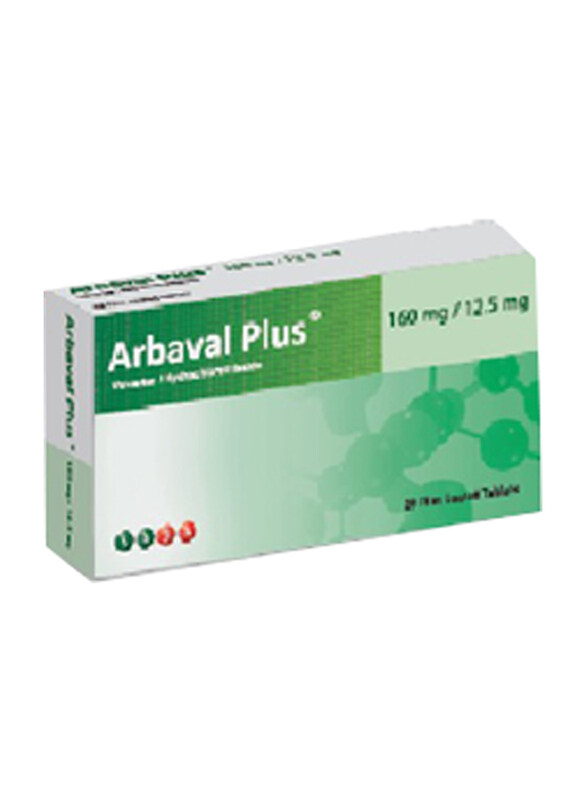 

SAJA Pharmaceutical Arbaval Plus, 160mg/12.5mg, 28 Tablets