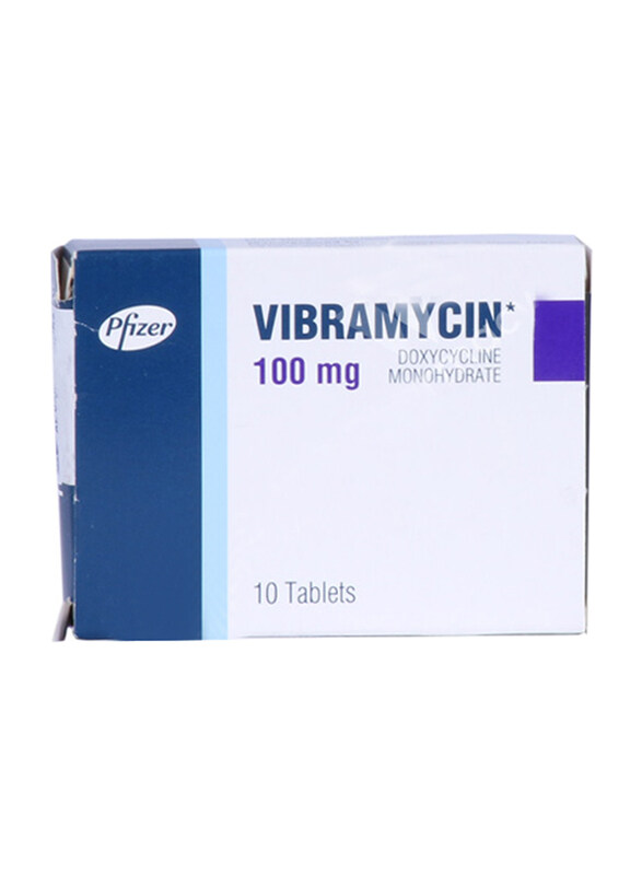 

Pfizer Vibramycin Tablets, 100mg, 10 Tablets