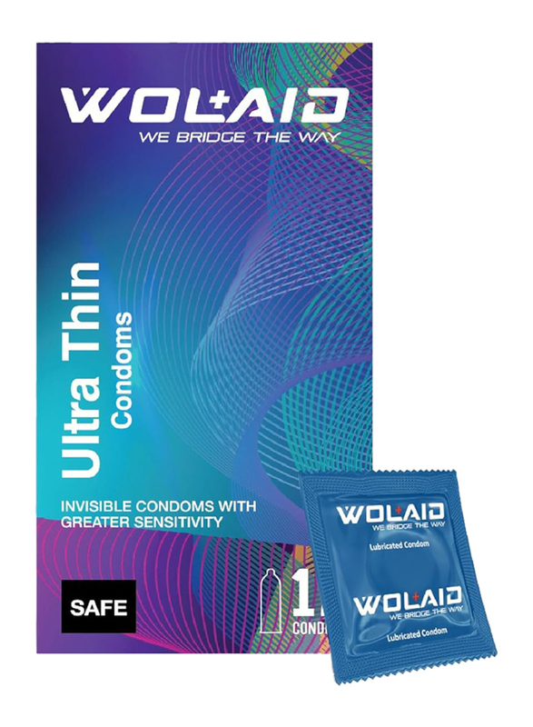 Wolaid Ultra Thin Comdom, 12 Pieces