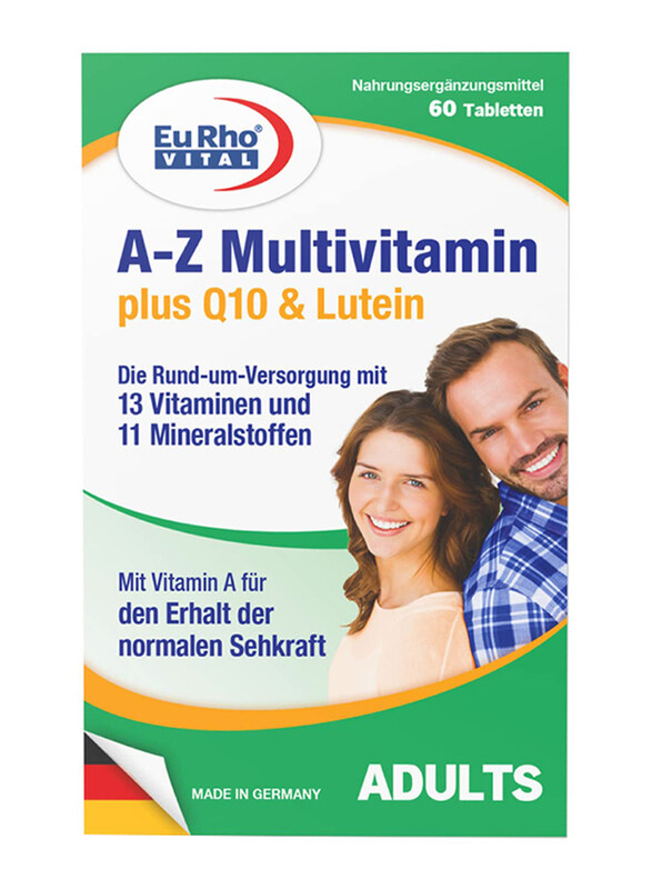 

Eurho Vital A-Z Multivitamin Tablet, 60 Tablets