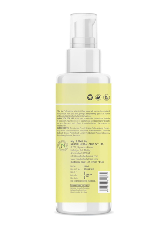 N+ Professional Vitamin C Face Toner, 100ml