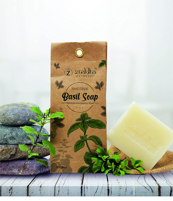 Zuddha Basil Soap, 100g