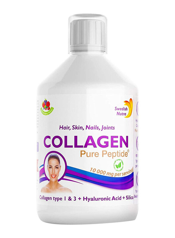 

Swedish Nutra Collagen 10000 Fish Pure Peptide Liquid, 500ml