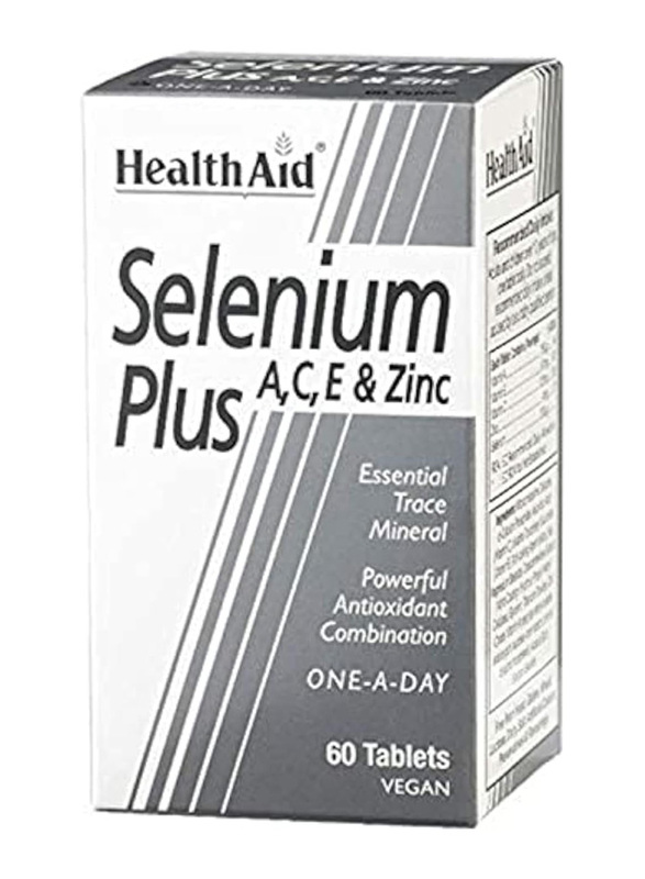 Healthaid Selenium Plus Vegan Supplement, 60 Tablets