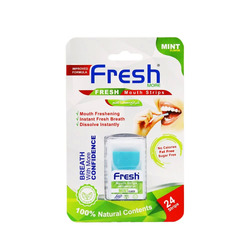 Fresh More Mint Mouth Freshener Strips, 24 Pieces