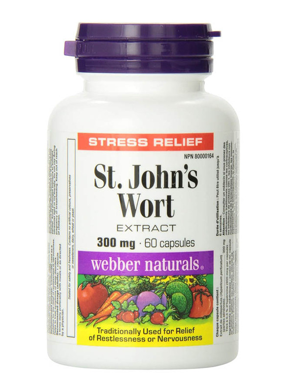 

Webber Naturals St. John's Wort Extract Capsules, 300mg, 60 Capsules