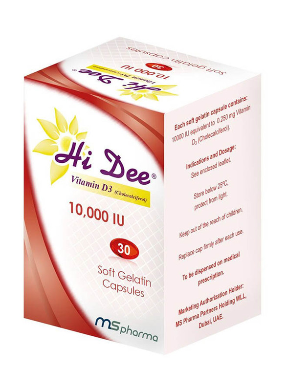 Hi Dee 10,000 IU Softgels, 30 Capsules