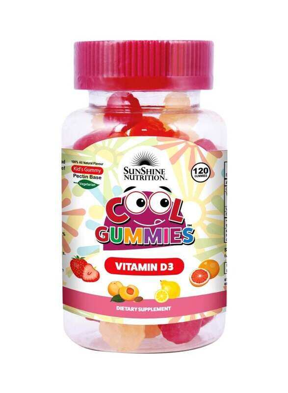 

SUNSHINE NUTRITION Cool Gummies Vitamin D3 Dietary Supplement- 120 Gummies