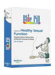 Natures Only Blue Pill for Healthy & High Energy Sexual Function, 30 Tablets