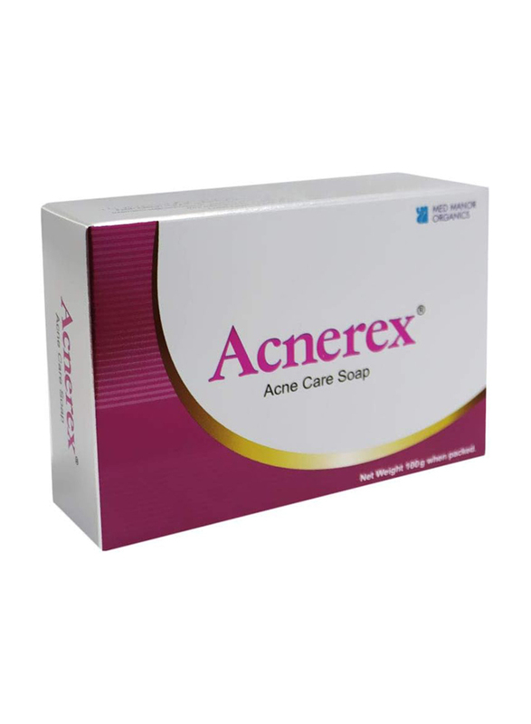 Med Manor Organics Acnerex Acne Care Soap, 100g