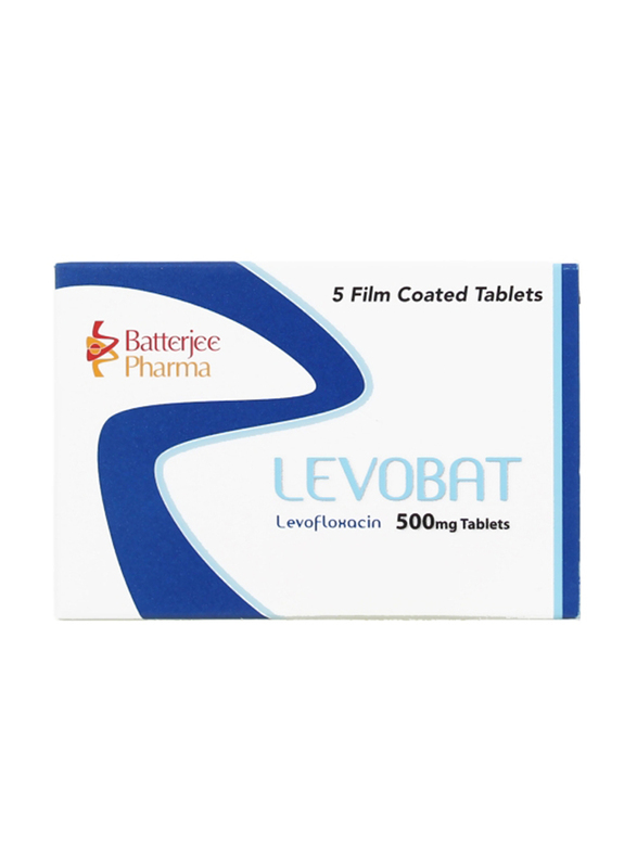 Batterjee Pharma Levobat Tablet, 500mg, 5 Tablets