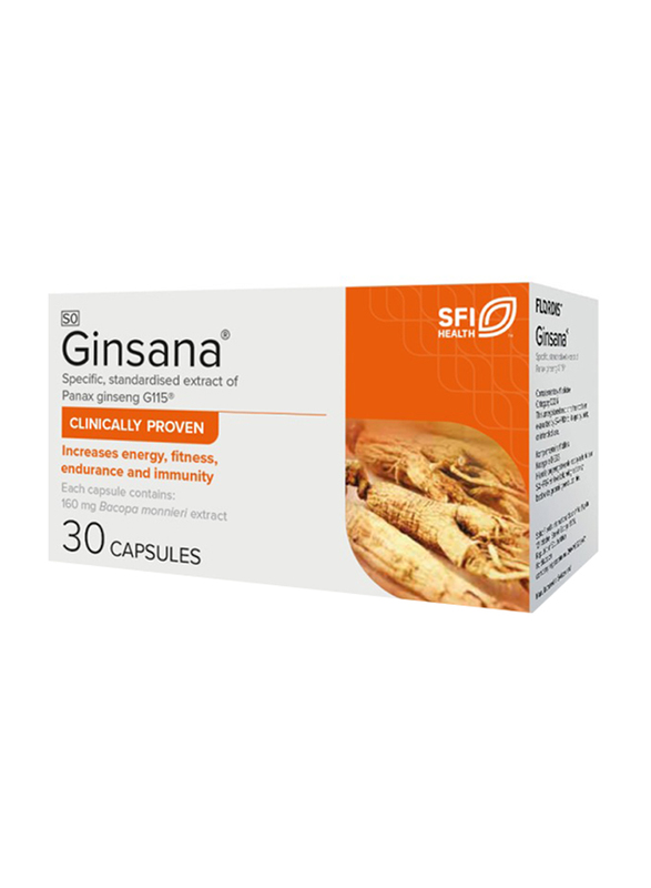 SFI Health Ginsana Capsules, 30 Capsules