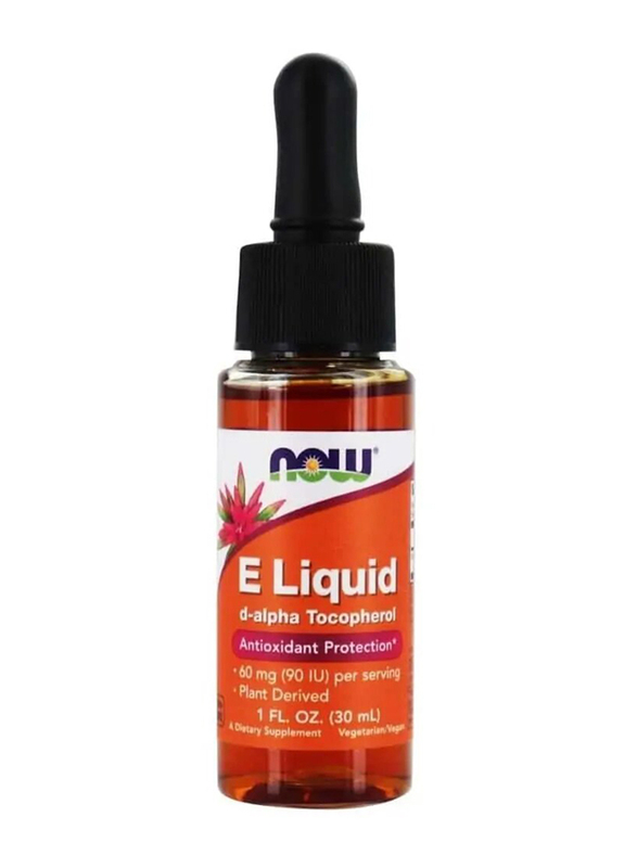 Now Foods Natural E Liquid Dietary Supplement, 30ml