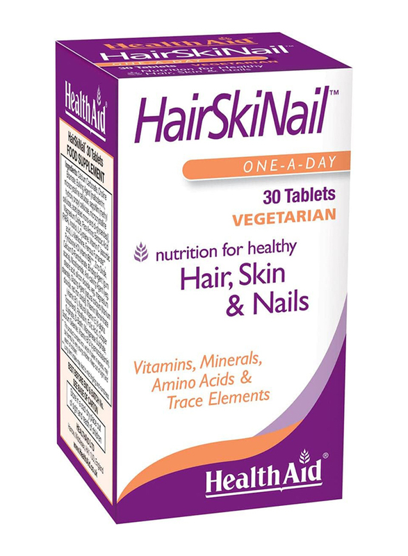 Health Aid Hairskinail, 30 Tablets