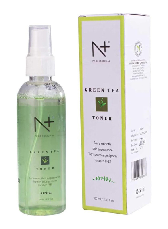 N+ Professional Green Tea Toner for Face, 100ml