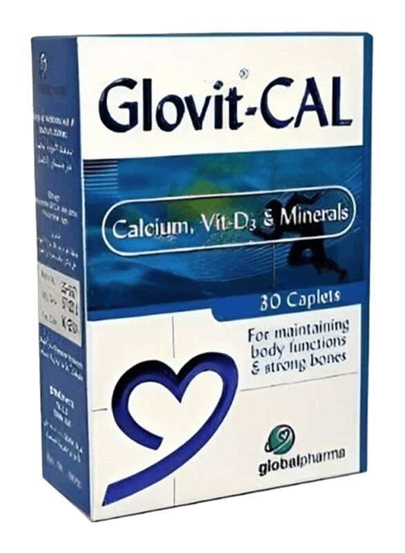 

Global Pharma Glovit Calcium & Vitamin D3 Capsule, 30 Capsules