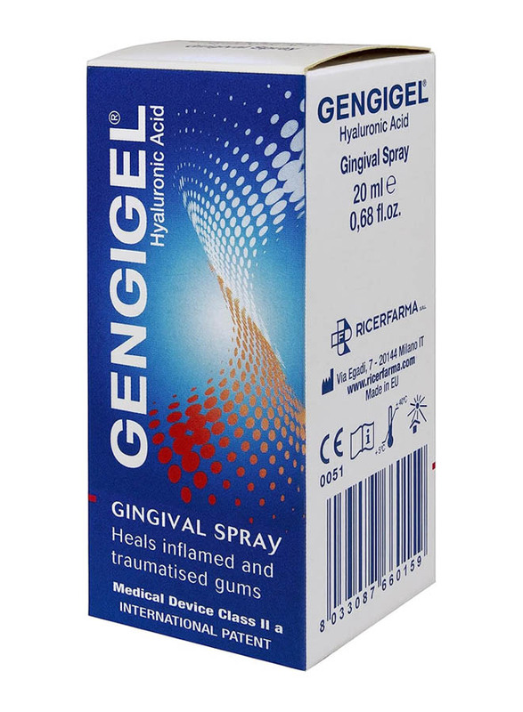 Gengigel Gingival Hyaluronic Acid Oral Spray, 20ml