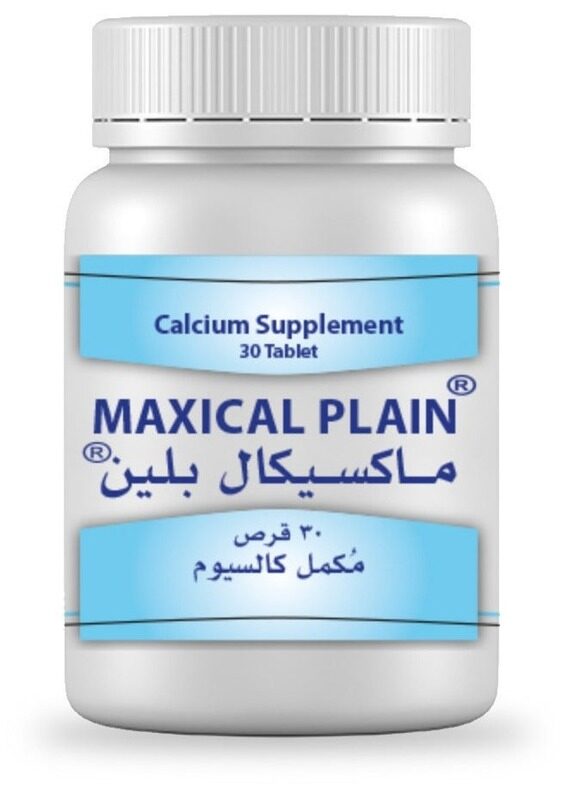 

Batterjee Pharma Batterjee Pharma - Maxical Plain Calcium 600mg 30's Tabs