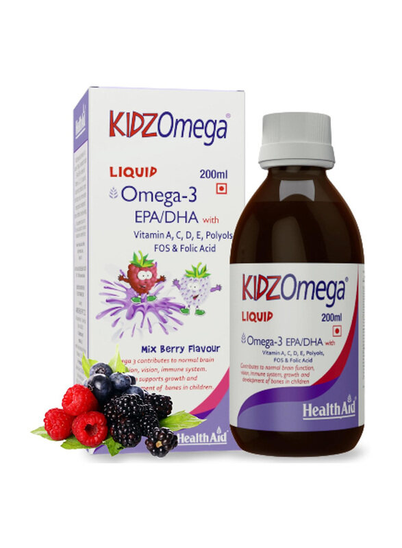 

Healthaid Kidz Omega-3 Mix Berry Flavour Liquid, 200ml