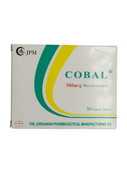 Jordanian Pharmaceuticals Cobal Tablet, 500mg, 30 Tablets