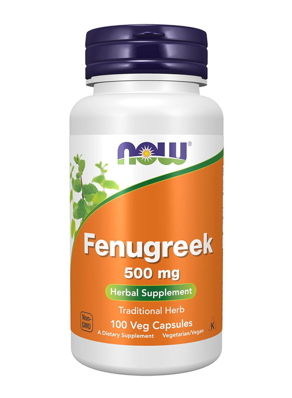 Now Foods Fenugreek, 500mg, 100 Capsules