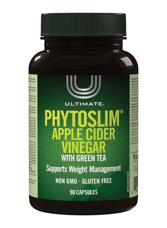 Ultimate Phytoslim Apple Cider Vinegar with Green Tea, 90 Capsules