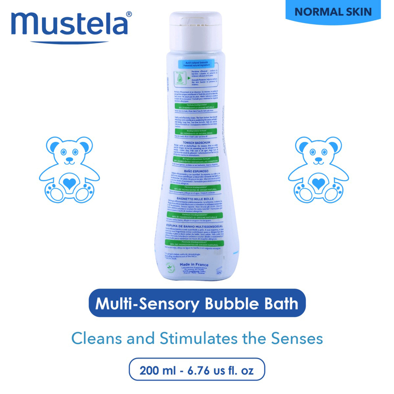 Mustela Multi Sensory Bubble Bath, 200ml