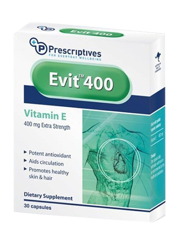 

Geltec Evit Supplements, 400Mg, 30 Capsules