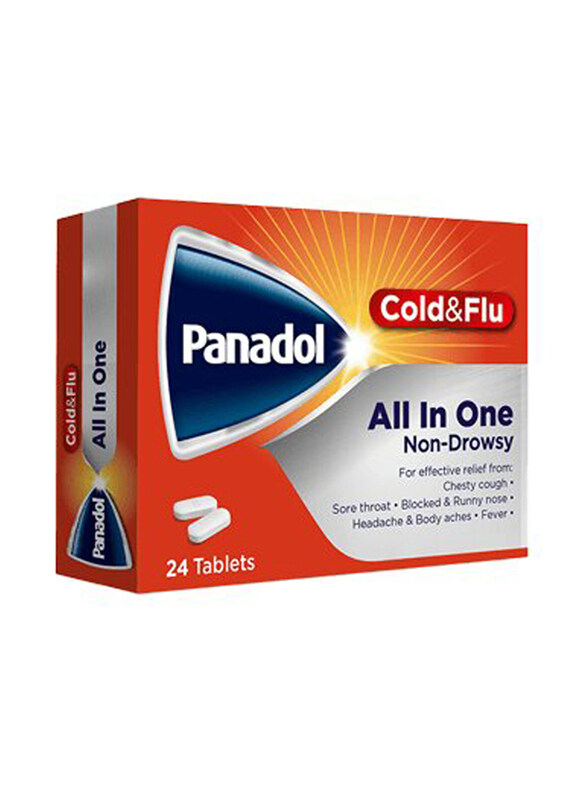 

Panadol Cold & Flu All-In-One Tablets, 24 Tablets