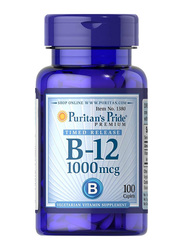 Puritan's Pride Vitamin B-12 1000 mcg Timed Release, 100 Caplets