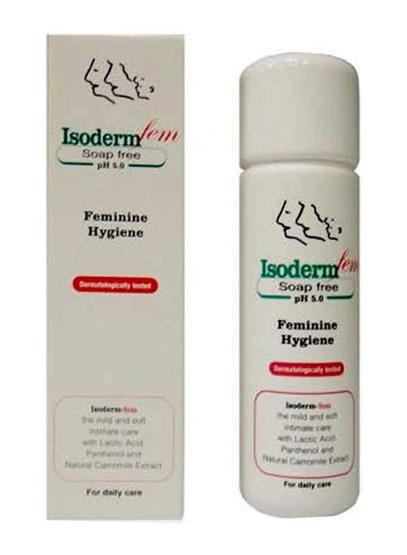 ISODERM Fem Soap Free PH 5.0 Feminine Hygiene, 250ml