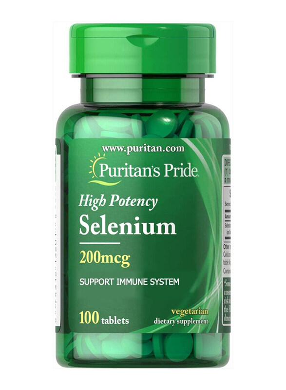 

Puritan's Pride Selenium, 200mcg, 100 Tablets