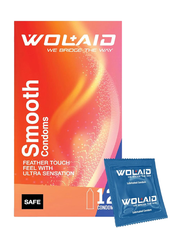 Wolaid Smooth Comdom, 12 Pieces