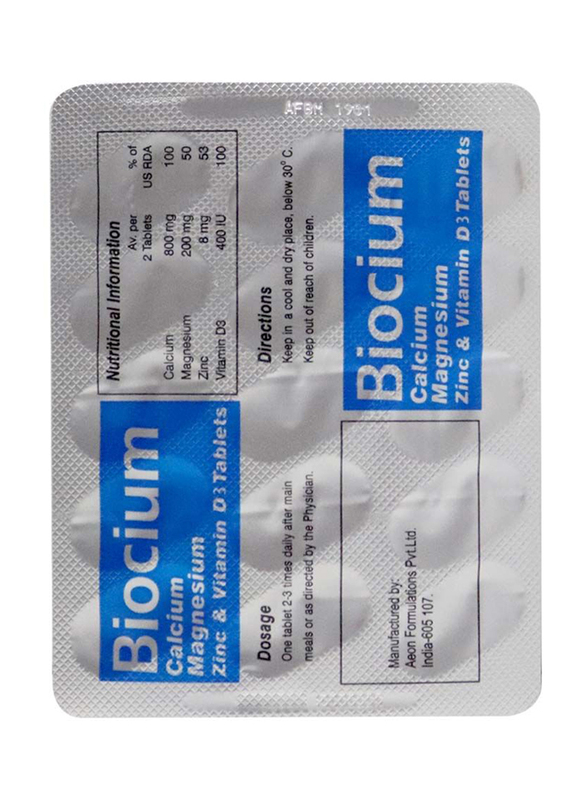 Aeon Formulation Pvt.Ltd. Biocium, 30 Tablets