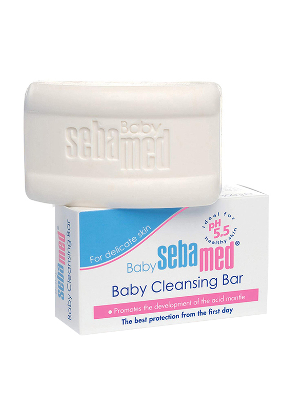 Sebamed 100gm Cleansing Bar for Babies, White